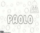 Paolo, italian male name. Paolo, name derived from the latin Paulus