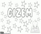 Gizem, name for girls of Turkish origin. Its meaning is mystery