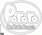 Original logo in English of Pororo the Little Penguin