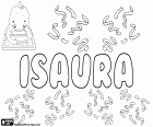 Isaura, female name of Latin origin. Has its origin in the Greek name of Isauria, ancient region of Asia Minor. Isaura, name in Portuguese, Spanish and Italian