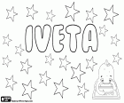 Iveta, name for girl. Iveta, diminutive of Iva, variant of Ivette