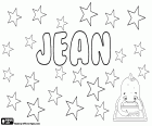 Jean, English name for girl. Jean, variant of Jane, female form in English of John. Jean is also a french male name