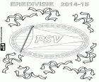 PSV Eindhoven, champion of the Dutch football league Eredivisie 2014-2015