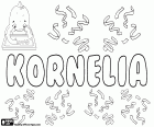 Kornelia, variant of Cornelia. Name of Latin origin derived from Cornelius. Kornelia, name in German, Polish, Slovak and Hungarian