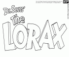 The original logo in english of the movie DR. Seuss the Lorax