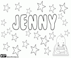 Jenny, diminutive of other names like Jean, Jennifer and Genevieve. Jenny, variant of Jenni and Jennie
