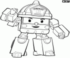 Roy is the fire truck robot of the city rescue team