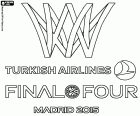 Final Four Madrid 2015 Euroleague of basketball logo