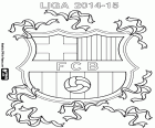 FC Barcelona, Barça, champion of Spanish League football 2014-2015