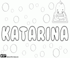 Katarina, female name in many languages of North and Eastern Europe. Katarina, name of Greek origin