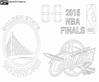 Finals of the 2015 NBA. Golden State Warriors vs Cleveland Cavaliers