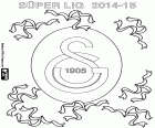 Galatasaray SK, champion of Super Lig 2014-2015, Turkey football league
