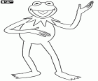 The most famous character from The Muppet Show of Jim Henson is Kermit the frog, its original name is Kermit the frog