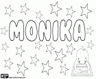Monika, variant of Monica, Monique, Monicka and Monike among others. Monika, feminine name in German, Hungarian, Scandinavian languages and Slavic languages