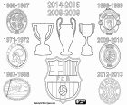 FC Barcelona has been the first European team to get a second time the treble, the most important three titles of the season, League, Cup and Champions League, in the seasons 2008-2009 and 2014-2015. Six other European teams have achieved the three main titles in one season: Celtic Glasgow in 1966-1967, Ajax Amsterdam in 1971-1972, PSV Eindhoven in 1987-1988, Manchester United in 1998-1999, Inter Milan in 2009-2010 and Bayern Munich in 2012-2013