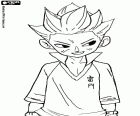 Axel Blaze is the legendary forward, the best player of the team of the Institute Raimon. Inazuma Eleven