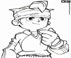 Mark Evans is the goalkeeper and the captain of the Raimon Institute. Mark is the captain who never surrenders