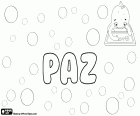 Paz, female name of Latin origin. Comes from the Latin word Pax, its meaning is peace