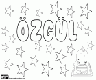 Özgül, feminine name of Persian and Turkish origin. Özgül is also a surname in Turkey