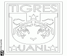 Badge of the Club de Fútbol Tigres de la Universidad Autónoma de Nuevo León, Tigres UANL, a Mexican football club