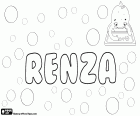 Renza, name of Italian origin. Feminine form of the Italian name Renzo