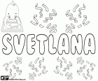 Svetlana, female name popular in Slavic countries. Svetlana, name used several languages such as Russian, Czech, Slovak, Bulgarian, Serbian and Macedonian. Svetlana means bright and shining