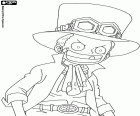 Sabo is a boy of ten years old that appears at the beginning of the flashback of Luffy