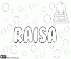 Raisa, feminine name with various origins and meanings. Raisa, variant of Raissa, Russian name for woman. Raisa, female name of Hebrew origin and yiddish, its meaning is rose, the flower. Raisa, name of Arabic origin, feminine form of Rais which means the leader