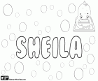 Sheila, variant of Shelagh and Sheelagh, name of Irish origin for woman. Sheila, variant of Sheela, feminine name of Indian and Sanskrit origin. Sheila, variant of Shayla and Shyla, name derived from Kayla
