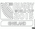 Logo of Rugby World Cup 2015. The tournament will be in England and Wales from 18th September to 31th October