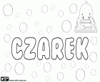 Czarek, variant of Zarek, both are diminutives of the Polish name Cezary, derived from the Latin Caesar
