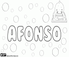 Afonso, male name in Portuguese and Galician. Afonso, name that seems to come from the Germanic Adalfuns, as well as Alphons, Alfonso and other variants