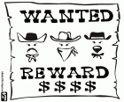 A poster of search and capture of the farwest's bandits