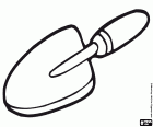 A small shovel for the work of the gardener