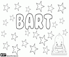 Bart, male name used as abbreviation of English names such as Barton and Bartholomew