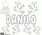 Danilo, name for child in several languages, as in Spanish, Portuguese and Italian. Danilo, Slavic form of Daniel, male name in Serbian, Croatian and Slovenian