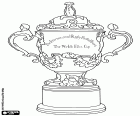 The Webb Ellis Cup is the trophy for the winner of the Rugby World Championship. The Cup is silver bathed in gold on its base the Championships winners are inscribed. The trophy is called as the English clergyman William Webb Ellis, regarded as the inventor of rugby in 1823