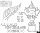 New Zealand's national team of rugby, the All Blacks are the champions of the World Cup of rugby's 2015 repeating the title of 2011. New Zealand has played the final against Australia and the result has been 34-17. The player Dan Carter has been chosen the man of the match in his last participation with All Blacks. New Zealand is the first three-time champion of the Rugby World Cup, Web Ellis Cup: 1987, 2011 and 2015