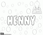 Henny, variant of Hennie, Heike and Hein, among others, diminutives in Dutch for Hendrik