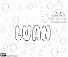 Luan, name for child with different origins and meanings. Luan, name of Celtic origin, which means Warrior. Luan, word in Albanian, which means lion. Luan, male name quite popular in Brazil