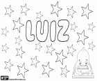 Luiz, variant of Luís in Portuguese. Luiz, male name of Germanic origin