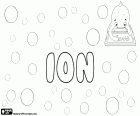Ion, name for child in Basque and Romanian which corresponds to John. Variants in Basque are Jon and Ganix, in Romanian is Ioan. Ion, name of Greek mythology, the son of Apollo