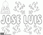 Jose Luis, its correct spanish spelling is José Luis, name composed for child in Spanish