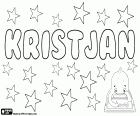 Kristjan, name for boy in Estonian and Slovenian, name of Latin origin derived from Christianus, corresponds to Christian