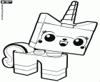 Unikitty is a cat with an unicorn horn, character from the Lego movie
