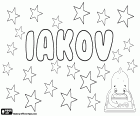 Iakov, variant of Yakov, russian name for boy derived from the Biblical Hebrew name Yaakov