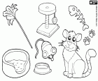 The cat world. Toys and accessories for the feline pet