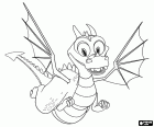 Squirt is a little dragon, a friend of Mike the Knight