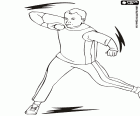 A decathlon has three disciplines of throws: shot put, discus throw and javelin throw