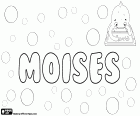 Moisés, masculine name in Spanish and Portuguese of Hebrew origin, derived from Mosheh